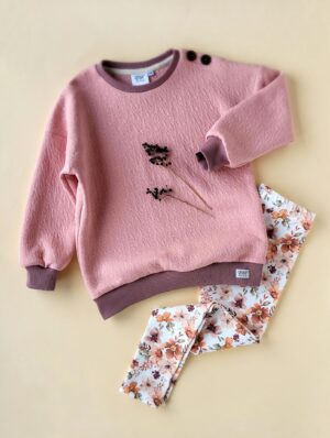 Oversized Sweater puderrosa Gr. 116